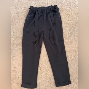 Forever 21 black paper waist dress pant